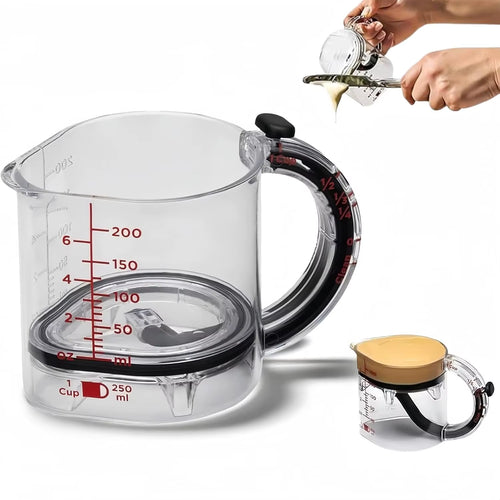 4-IN-1 Measuring Cup with Scraper-Style Base